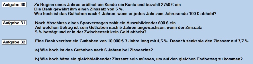 Zinsrechnung